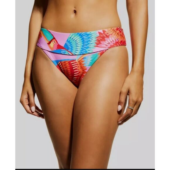 NWT- FARM RIO “HAPPY TOUCAN” VIBRANT COLORED BIKINI SET- SIZE XS/SMALL - Picture 5 of 15